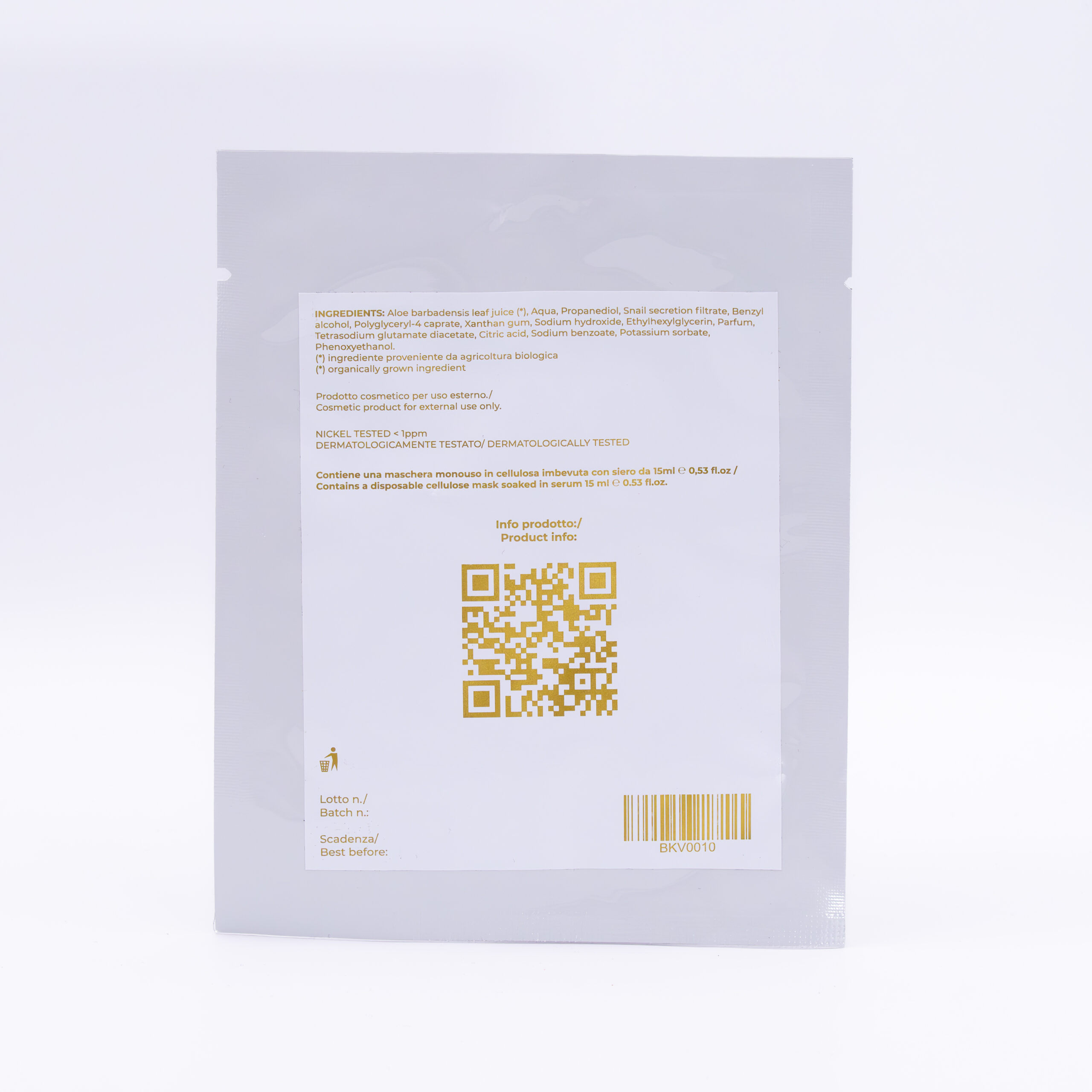 SNAIL SLIME CELLULOSE MASK - Image 3